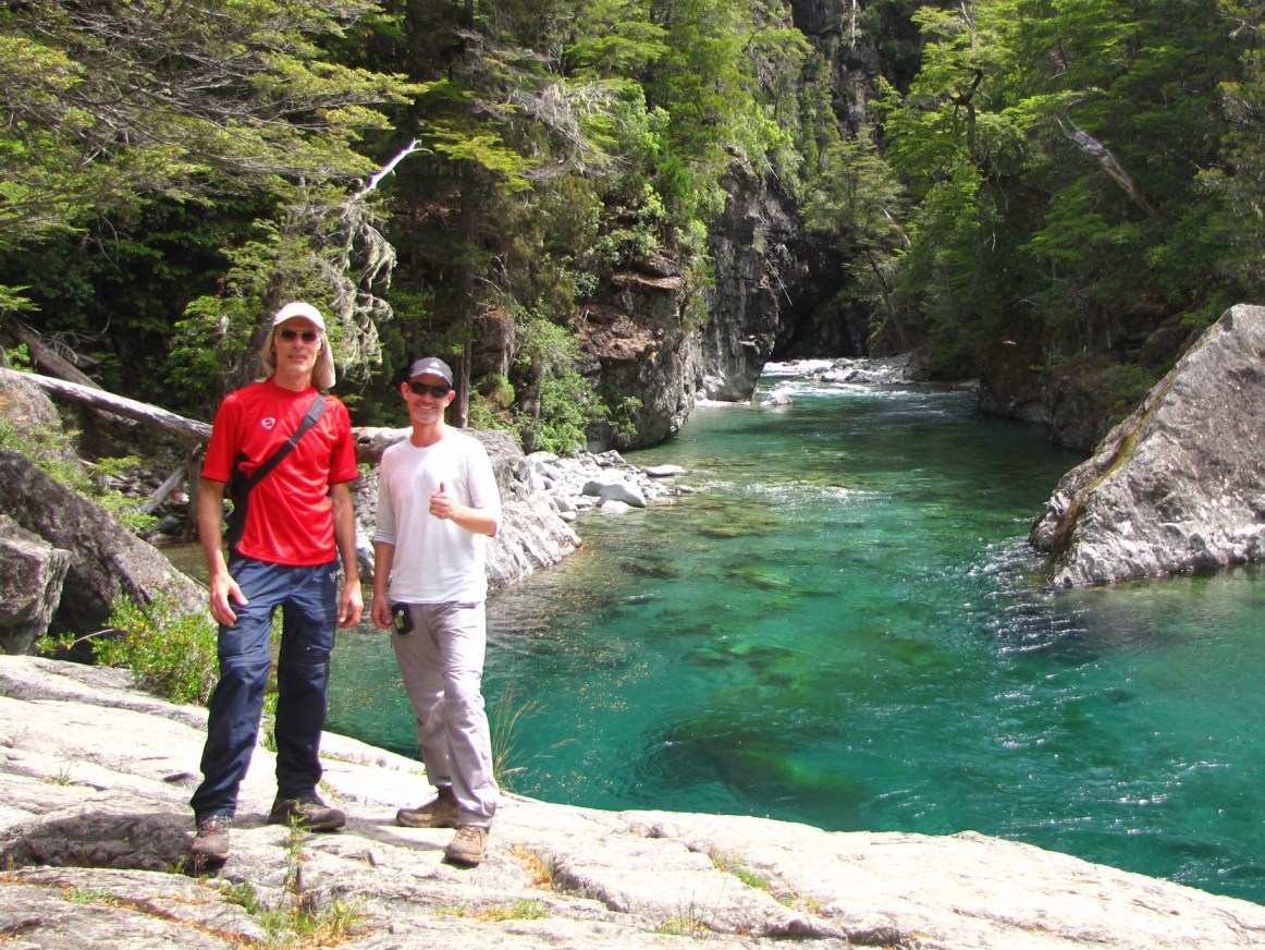 Trekking in the woods, El Bolson